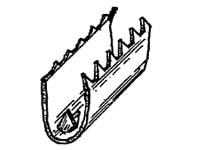 Textile Braid Hardware - "U" Shaped Clips (602)-image