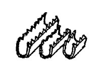Textile Braid Hardware - "U" Shaped Clips (673-016)-image